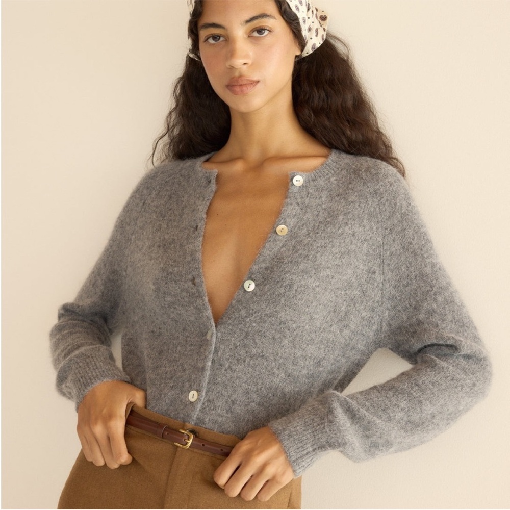 DÔEN Petra cardigan_grey - Picture 2 of 6